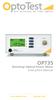 OP735. Benchtop Optical Power Meter Instruction Manual