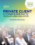 PRIVATE CLIENT CONFERENCE