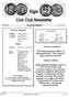 Coin Club Newsletter. Prizes. February program. This month s program will be an educational DVD. Don t forget to bring some show and tells.