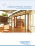 Canterbury Windows and Doors. Timber Product Specification Catalogue
