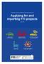 Applying for and reporting FFI projects