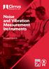 Noise and Vibration Measurement Instruments. Product Guide