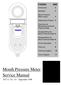 Mouth Pressure Meter Service Manual