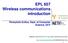 EPL 657 Wireless communications introduction