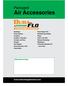 Air Accessories. Packaged.  Distributed by: