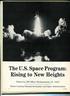 The U.S. Space Program: Rising to New Heights