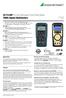 METRAHIT X-TRA OUTDOOR TECH PRO. TRMS Digital Multimeters. Applications. Features