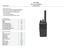 XPR 3300e VHF & UHF PORTABLES 6.25e/12.5 khz
