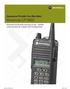 Commercial Portable Two-Way Radio. Motorola CP1660. Enhanced functionality and easy to use reliable communication for a higher level of productivity
