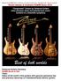Media Kit NAMM 2016 I Zerberus-Guitars Germany Gorgonized Series Guitars World release at Anaheim NAMM Show 2016