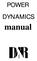 POWER DYNAMICS manual