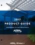 2017 PRODUCT GUIDE ENGINEERED TO LAST BEAUTIFULLY