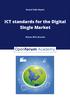 ICT standards for the Digital Single Market
