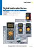 Digital Multimeter Series