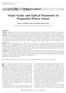 ORIGINAL ARTICLE. Visual Acuity and Optical Parameters in Progressive-Power Lenses. ELOY A. VILLEGAS, OD, and PABLO ARTAL, PhD