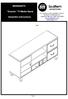 MS999200TX. Eclectic TV/Media Stand. Assembly Instructions. Page 1 PO#