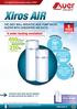 Xiros AIR 250W 70 % A water heating revolution! 450Liters * Xiros Water using return flow water from the underfloor circuit