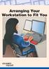 Arranging Your Workstation to Fit You