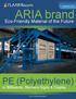 November ARIA brand. Eco-Friendly Material of the Future. PE (Polyethylene) or Billboards, Banners Signs & Display. By Dr.