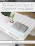 30 Days To A Clean & Organized Living Space