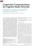 Cooperative Communications for Cognitive Radio Networks