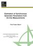 Estimation of Synchronous Generator Parameters from On-line Measurements