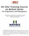 A training course delivered at a company s facility by Matrix Engineering, an approved provider of Bolt Science Training