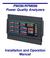 PM296/RPM096 Power Quality Analyzers. Installation and Operation Manual