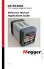 DELTA Reference Manual Applications Guide. 12 kv Insulation Diagnostic System ZM-AH02E