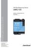 UMG 103 DIN Rail Measuring Device Modbus-Adressenliste and Formulary (Valid from firmware rel )