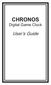 CHRONOS. Digital Game Clock. User s Guide