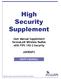 High Security Supplement