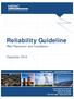 Reliability Guideline