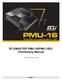 ECUMASTER PMU-16/PMU-16DL Preliminary Manual. ( , rev. 1.01) Page 1