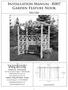 Installation Manual -R007 Garden Feature Nook