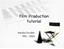Film Production tutorial. Media Studies FRD