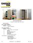 INSTALLATION INSTRUCTIONS GT1006E TALL CABINET, RESIN WALL MOUNT
