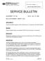 SERVICE BULLETIN EQUIPMENT: RT-138 DATE: JULY 15, This Service Bulletin applies to all RT-138 Flexcomm I Transceivers, P/N XXX.