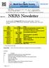 NKRS Newsletter. Some of the above dates have changed from the previous newsletter.