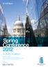 Spring Conference An Olympic Challenge? 27 & 28 March. Hosted by