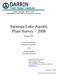 Saratoga Lake Aquatic Plant Survey 2008