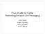 From Cradle to Cradle: Rethinking Amazon.com Packaging. Jose Padilla Angelo Santiago Brian VanOsdol Amy L. Wong