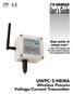 User s Guide UWPC-2-NEMA. Wireless Process Voltage/Current Transmitter. Shop online at omega.com SM
