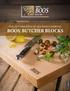 THE CUTTING EDGE IN GOURMET COOKING BOOS BUTCHER BLOCKS BBB0218