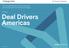 An Acuris Company. The comprehensive review of mergers and acquisitions in the Americas region. FY 2017 Deal Drivers Americas. mergermarket.
