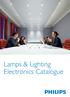 Lamps & Lighting Electronics Catalogue