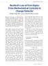 Benford s Law of First Digits: From Mathematical Curiosity to Change Detector