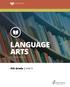 LANGUAGE ARTS STUDENT BOOK. 9th Grade Unit 9