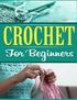Crochet. Crochet for Beginners Dorothy Smith