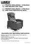 FR597G Ortho-Biotic II Recliner with Wooden Arm Caps FR597P Ortho-Biotic II Recliner with Fully Upholstered Arms